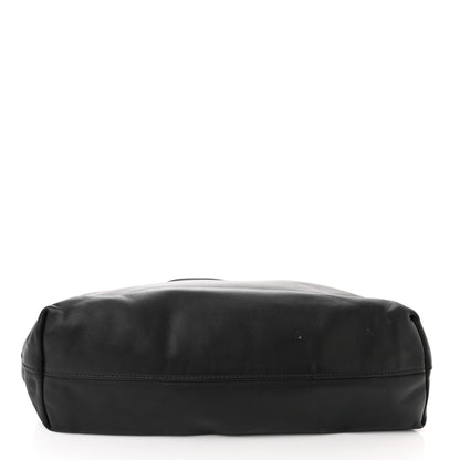 Prada Soft Calf Shopping Tote Black 4 of 15