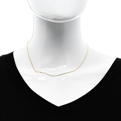 Tiffany 18K Yellow Gold Tag Chain Necklace 2 of 5
