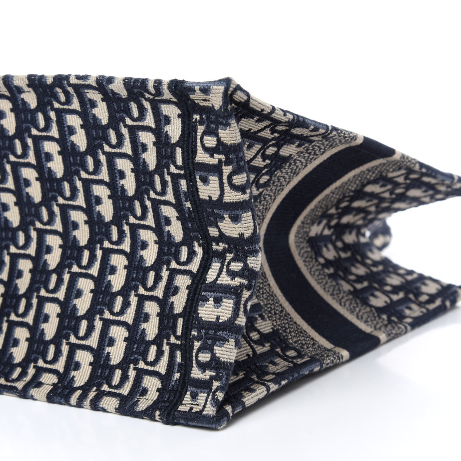 Christian Dior Oblique Medium Book Tote Blue Multicolor 7 of 10