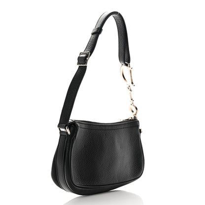 Christian Dior Calfskin Shoulder Bag Black 2 of 13