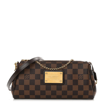 Louis Vuitton Damier Ebene Eva Clutch 1 of 12