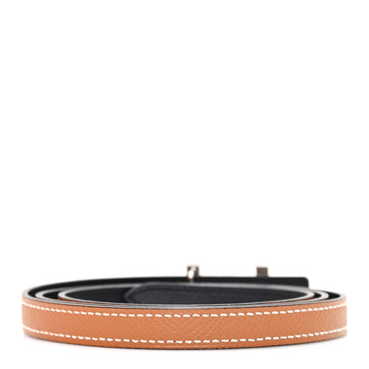 Hermes Swift Epsom 13mm Focus Belt 90 36 Black Gold 2 of 5