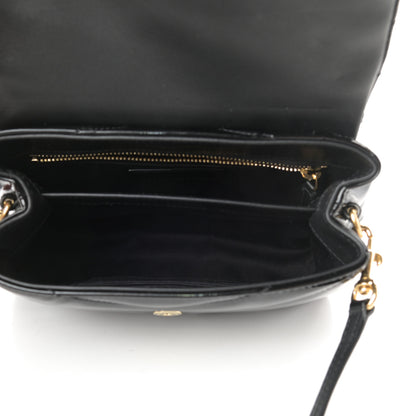 Saint Laurent Patent Y Quilted Monogram Toy Loulou Crossbody Bag Black 5 of 10