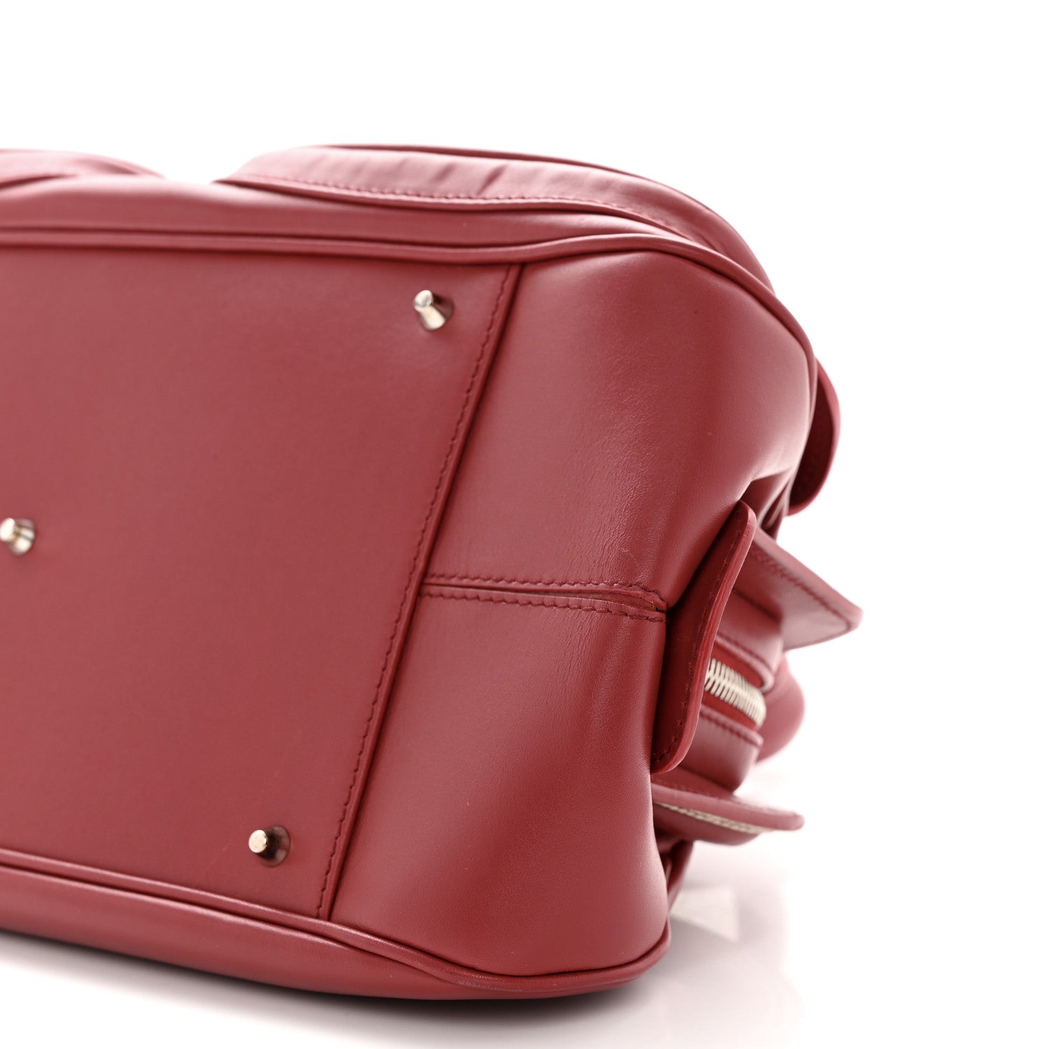 Christian Dior Calfskin Medium Detective Satchel Red 10 of 11