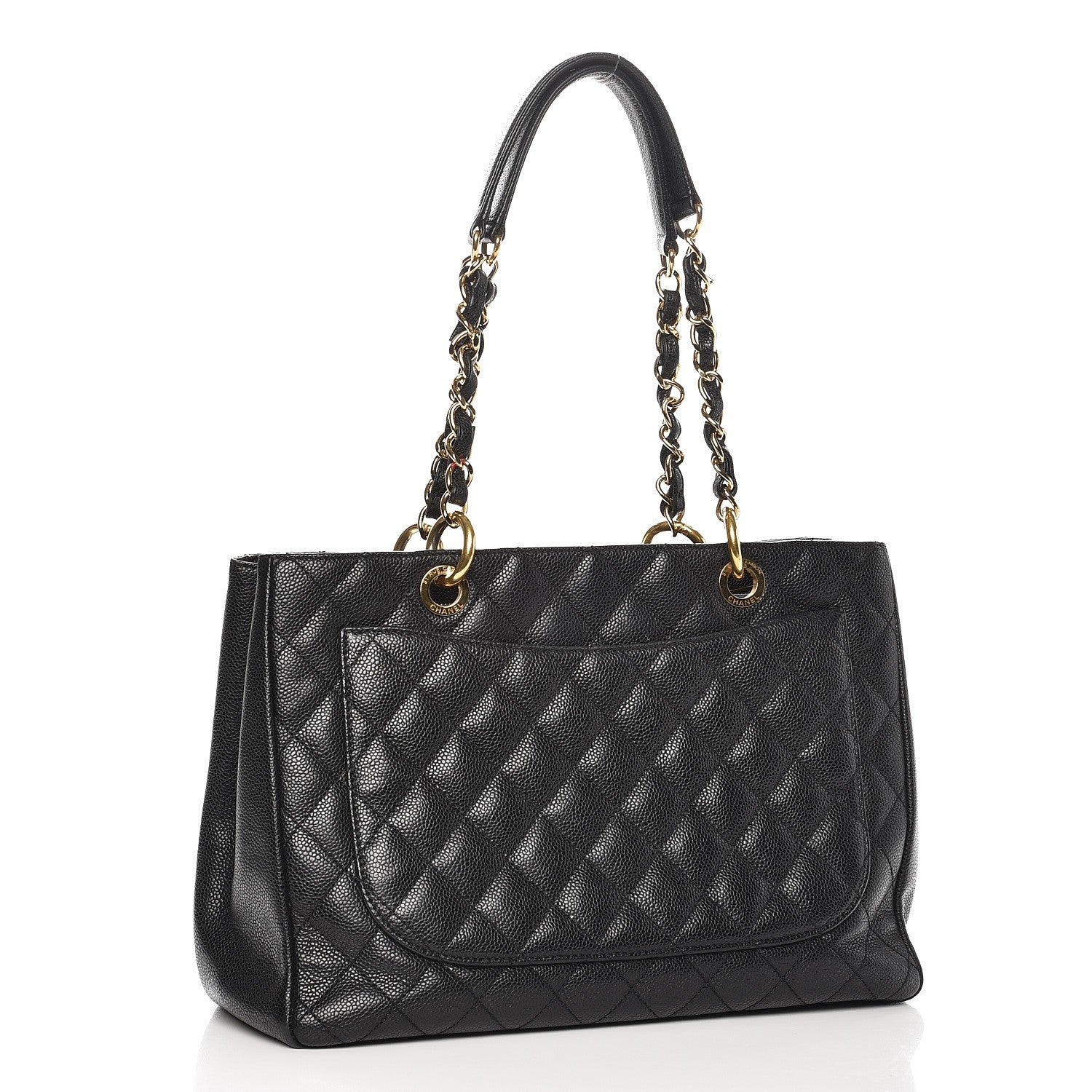 Chanel Caviar Grand Shopping Tote GST Black 3 of 11
