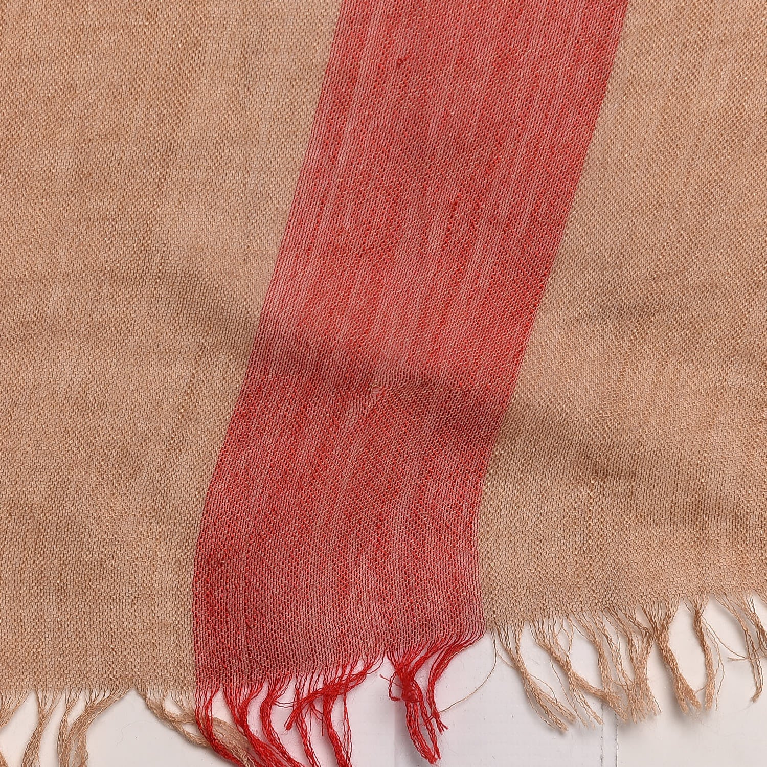Burberry Modal Silk Cashmere Sheer Mega Check Scarf Camel 5 of 6