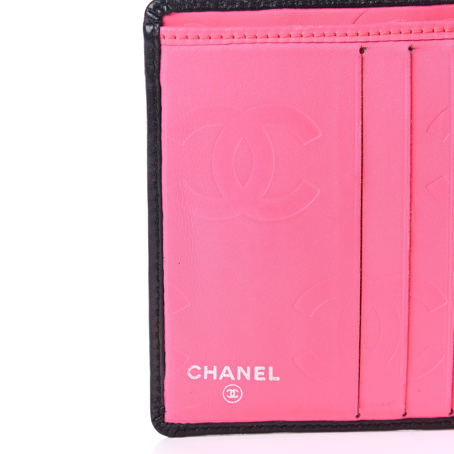Chanel Calfskin Quilted Cambon Bi-Fold Wallet Black 6 of 11