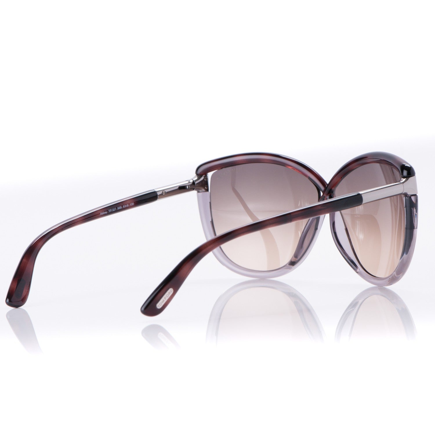 Tom Ford Abbey Sunglasses TF327 Havana Grey 3 of 8