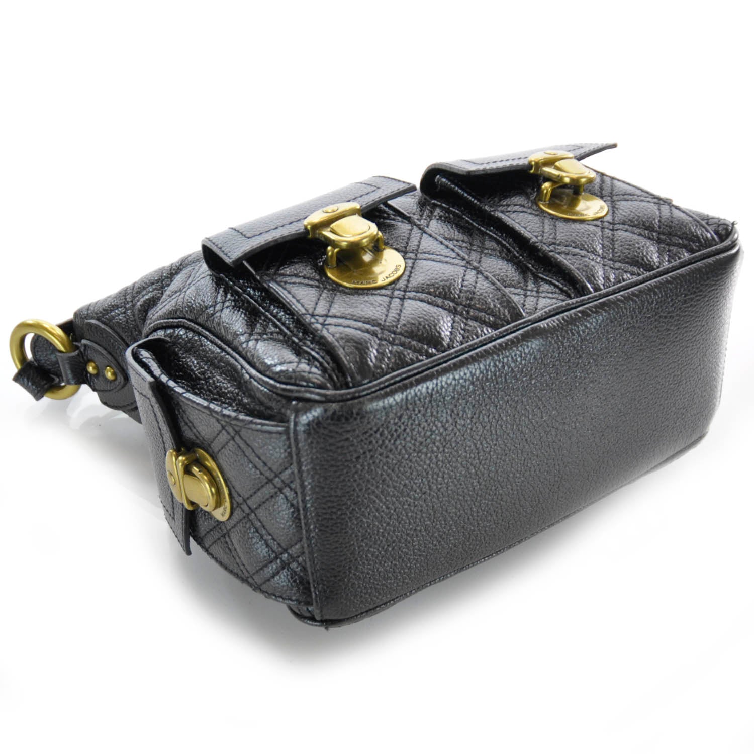 Marc Jacobs Leather Quilted Multipocket Hobo Black 4 of 8