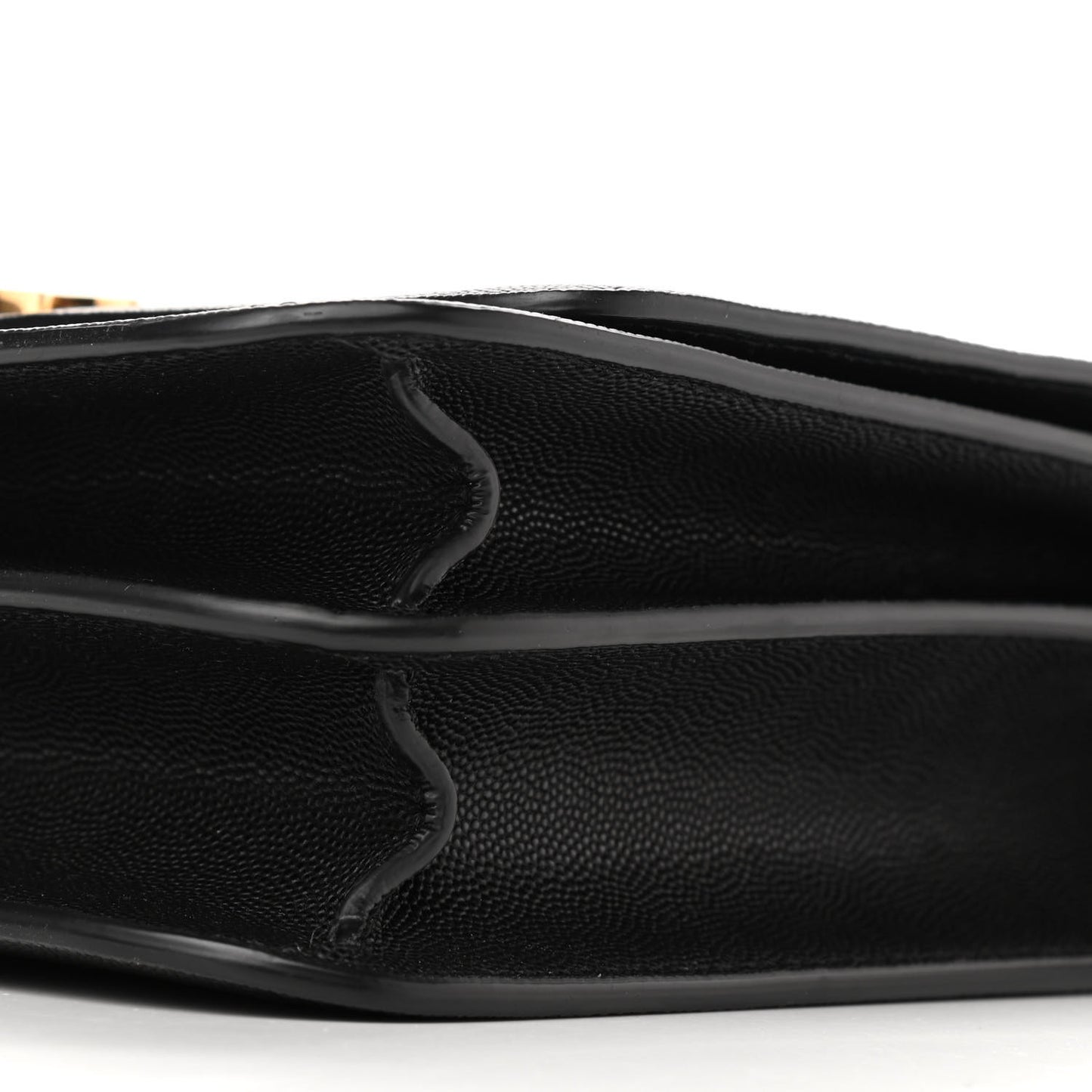 Grained Calfskin Medium TB Bag Black