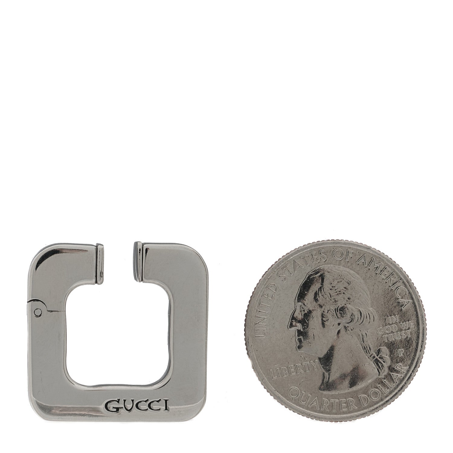 Gucci Sterling Silver Logo Ear Cuff 2 of 4
