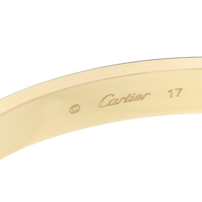 Cartier 18K Yellow Gold LOVE Bracelet 17 7 of 10