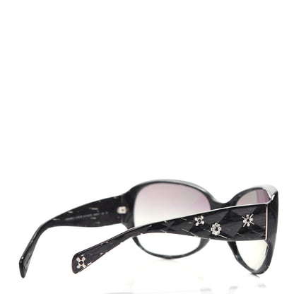 Chanel CC Crystal Sunglasses 5150-B Black 4 of 8