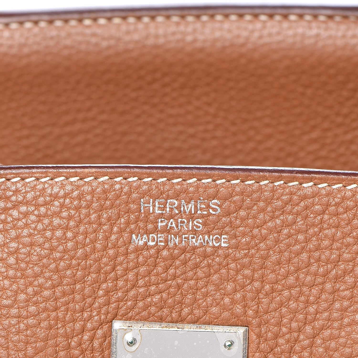 Hermes Taurillon Clemence Birkin 35 Gold 22 of 43