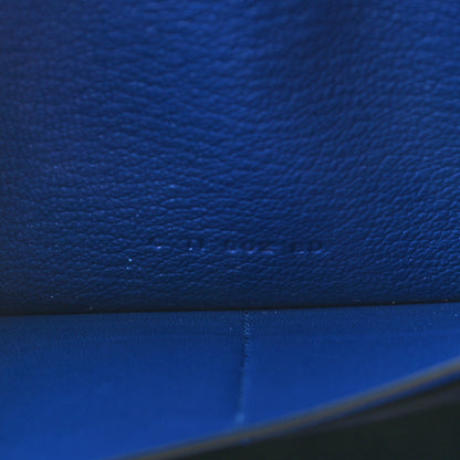 Hermes Chevre Mysore Kelly Longue Wallet Bleu Electrique 7 of 7