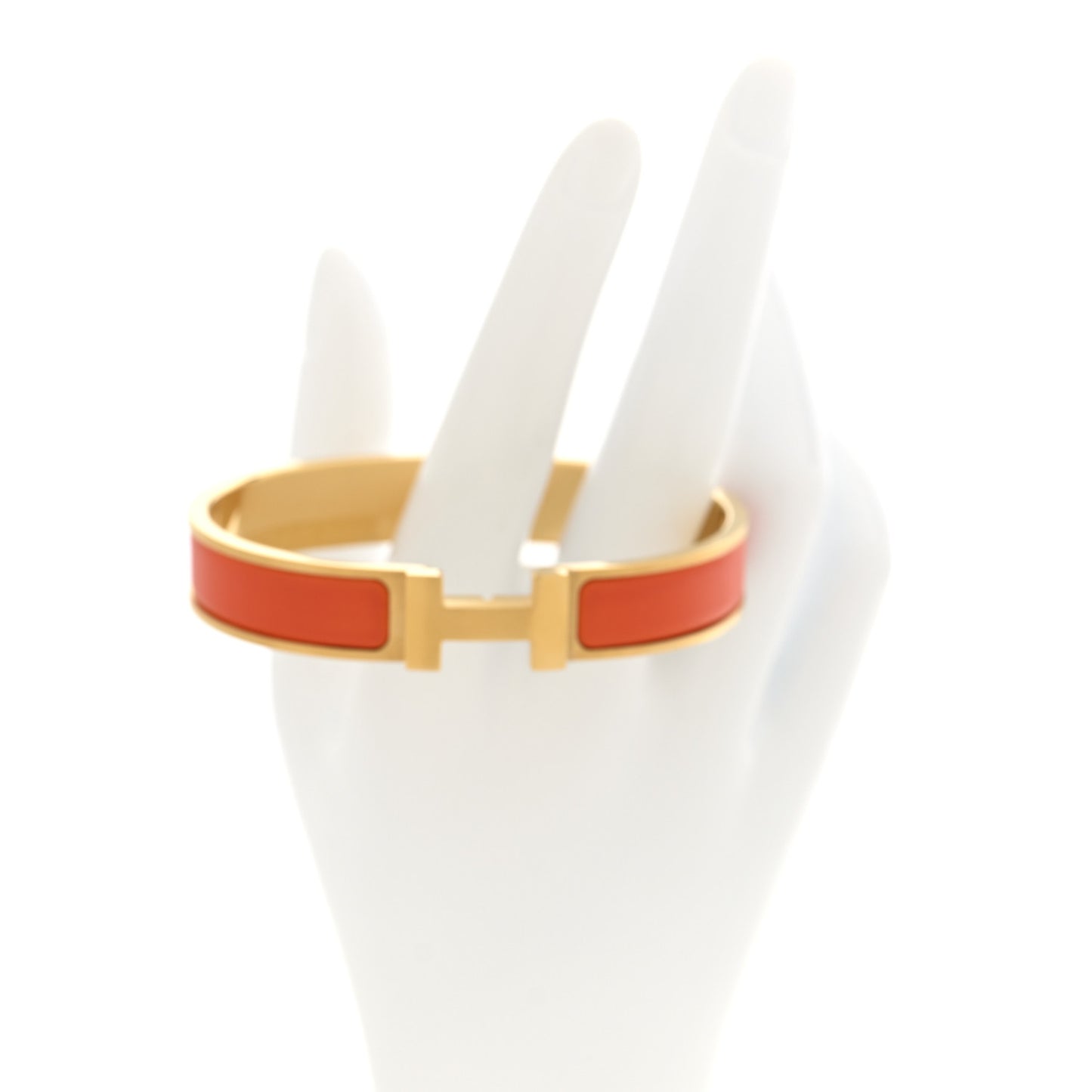 Matte Enamel Narrow Clic Clac HH Bracelet T5 Orange