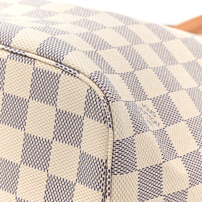 Louis Vuitton Damier Azur Braided Neverfull MM Orange 12 of 15