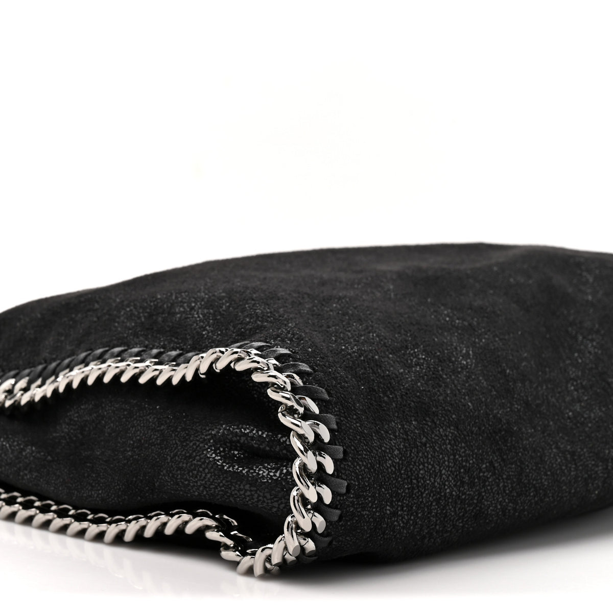 Shaggy Deer Falabella Fold Over Tote Black