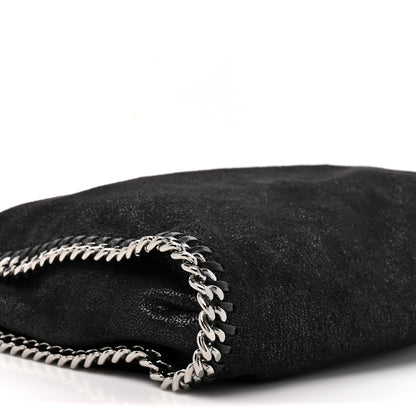Stella McCartney Shaggy Deer Falabella Fold Over Tote Black 9 of 9