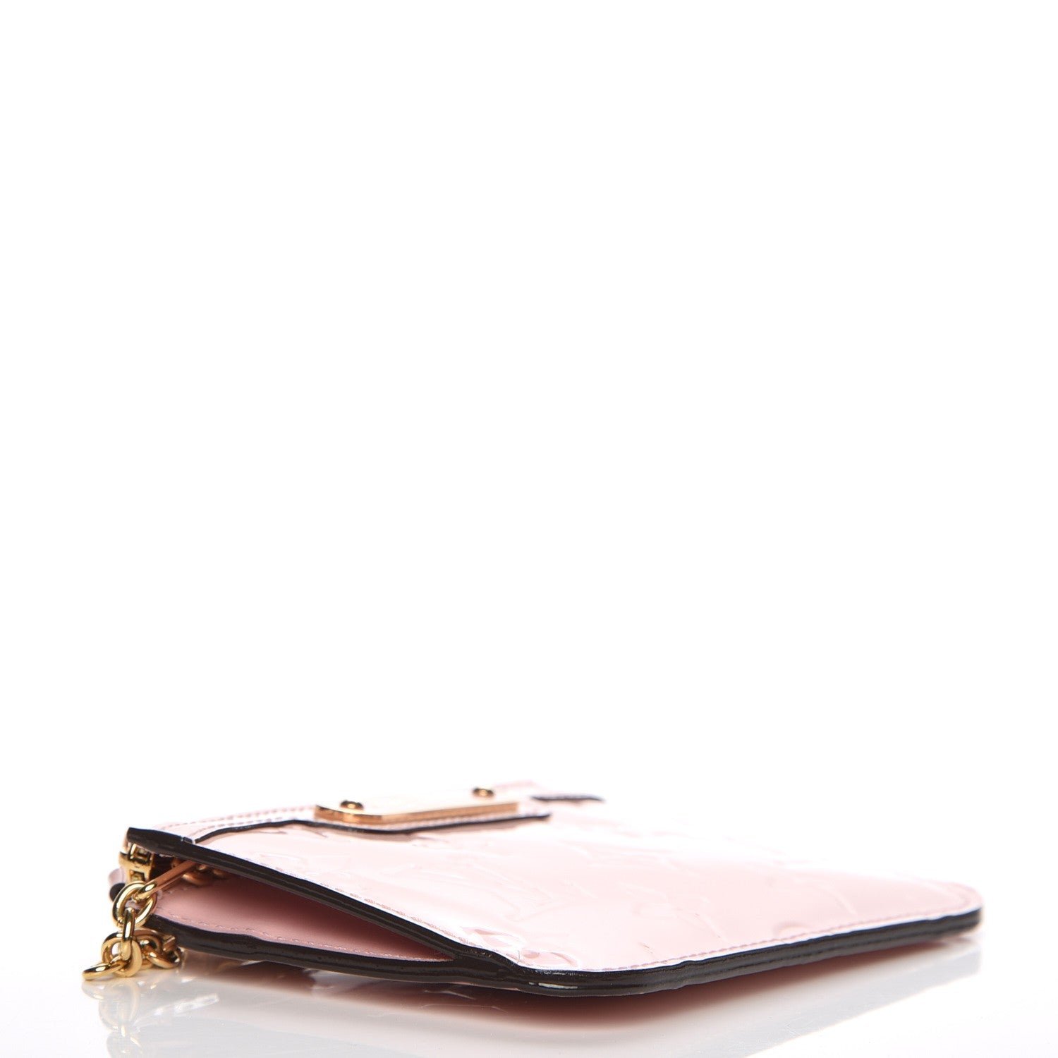 Louis Vuitton Vernis Key Pouch Rose Ballerine 4 of 7