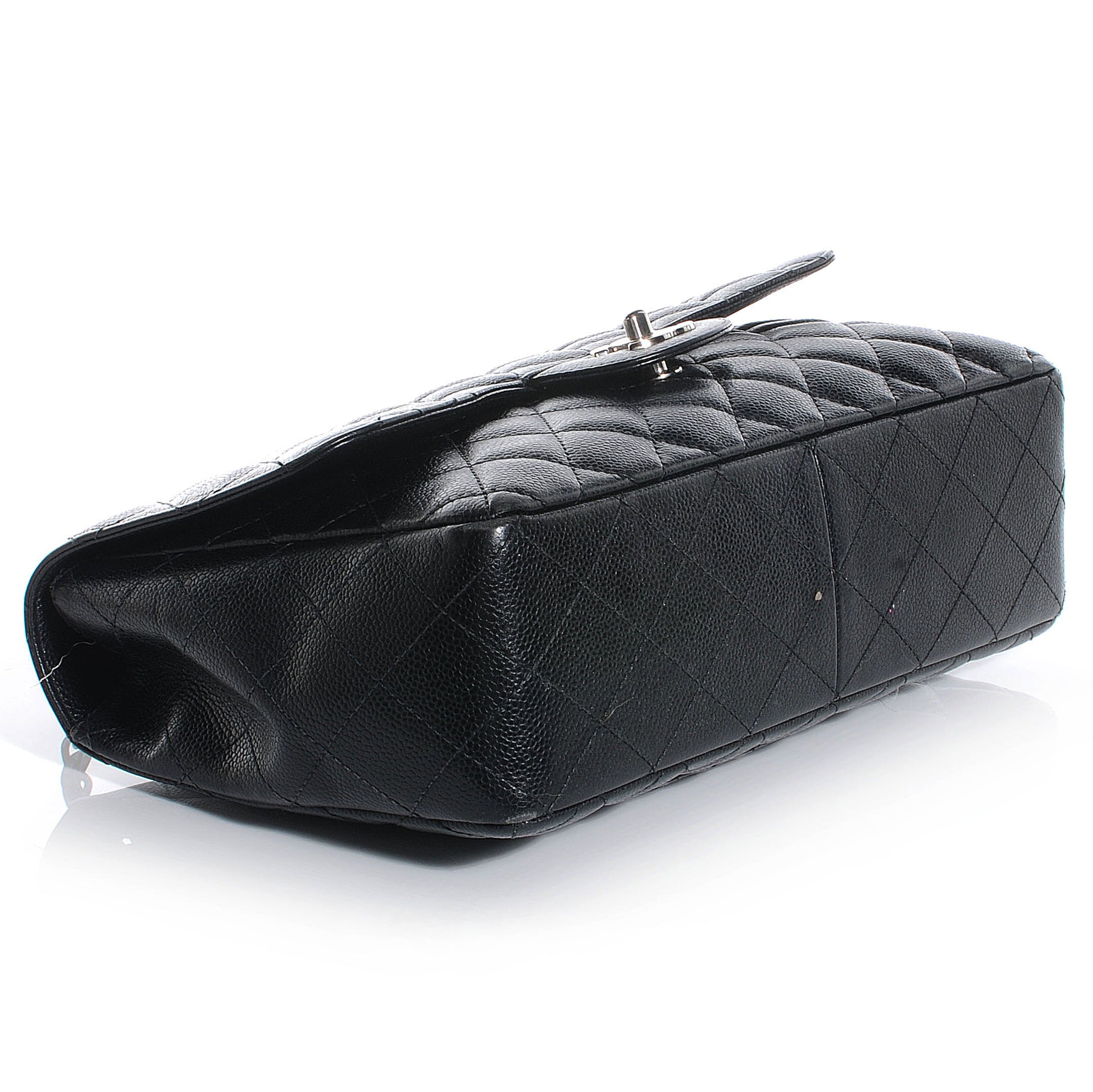 Chanel Caviar Jumbo Single Flap Black 4 of 7