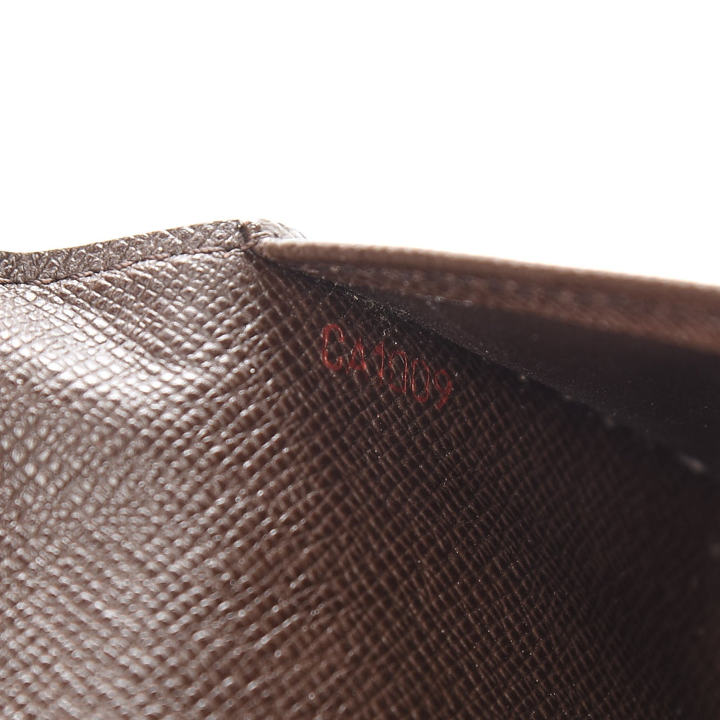 Damier Ebene Checkbook Cover Wallet