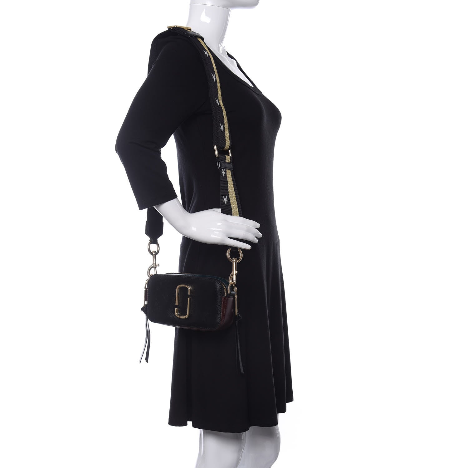 Marc Jacobs Saffino Small Snapshot Camera Bag Black Multi 2 of 10