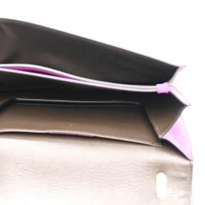 Salvatore Ferragamo Suede Ginevra Chain Bag Purple 5 of 11