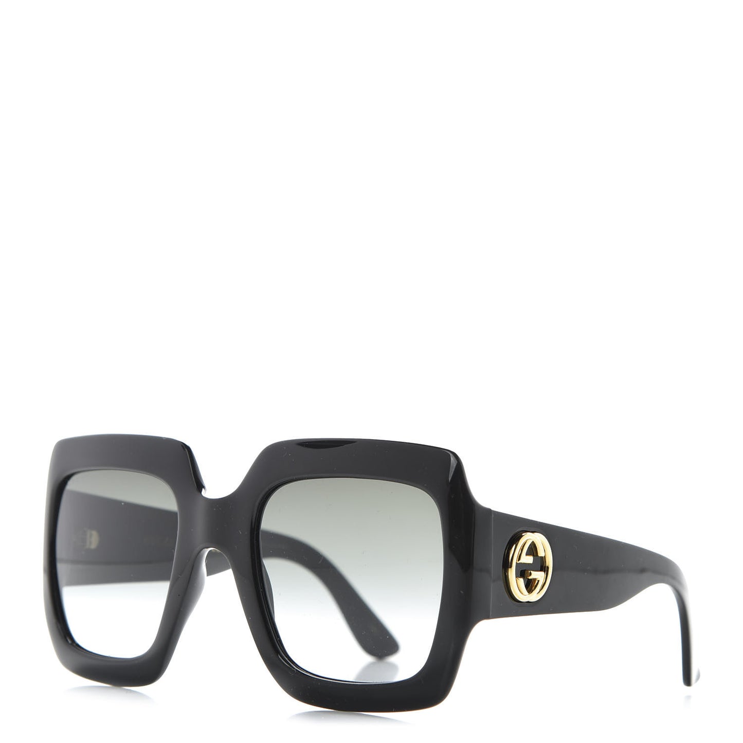 Acetate Square Frame Sunglasses GG0053S Black