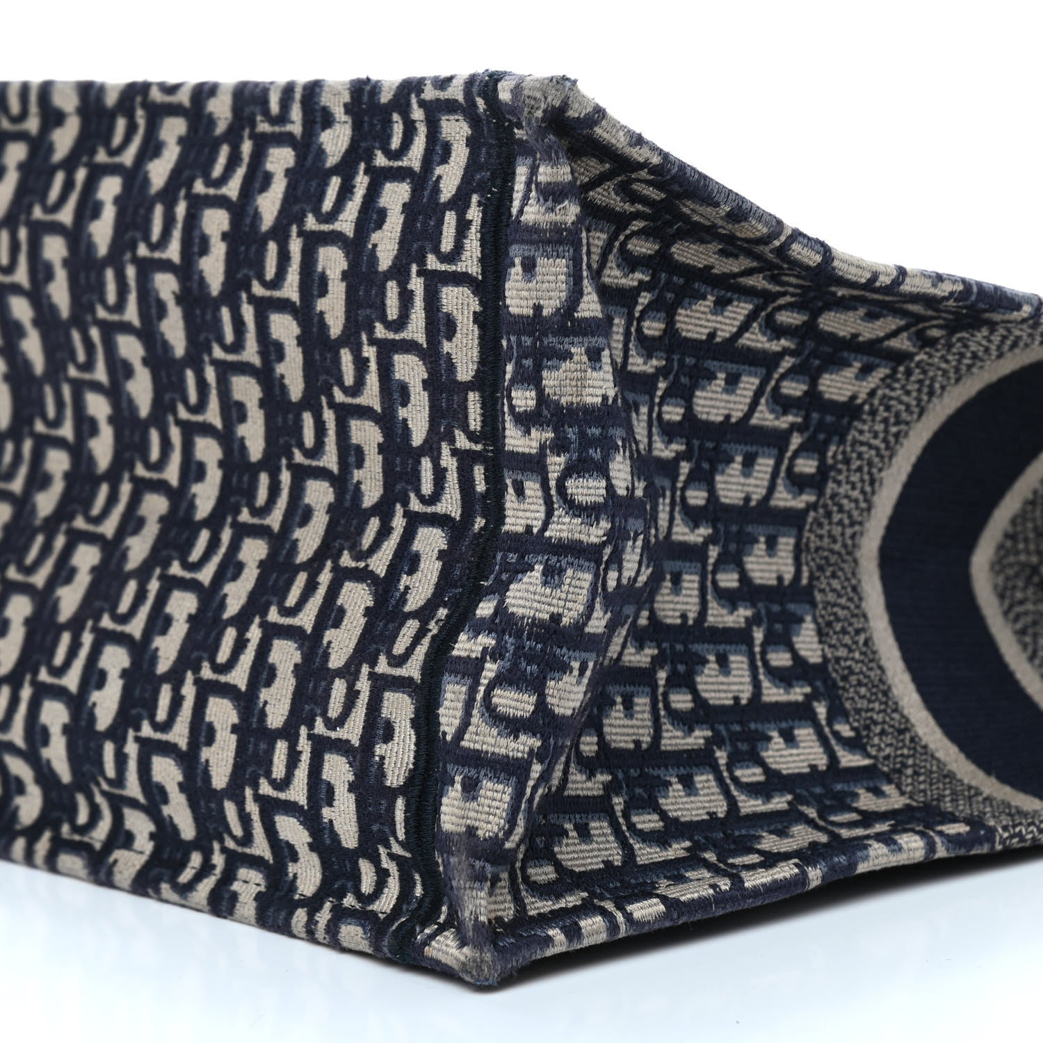 Christian Dior Oblique Book Tote Blue Multicolor 9 of 9