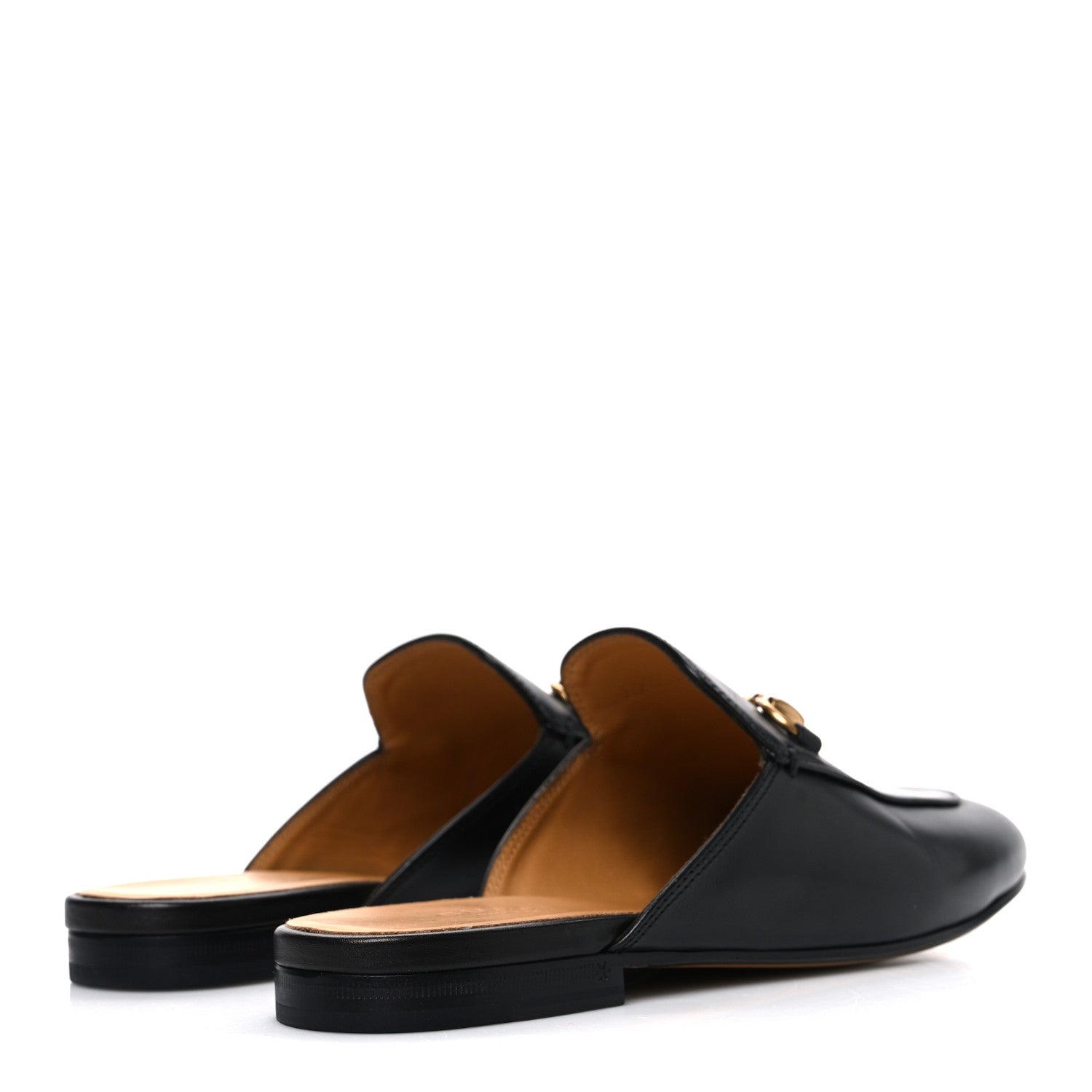 Gucci Calfskin Womens Princetown Slippers 36.5 Black 5 of 11