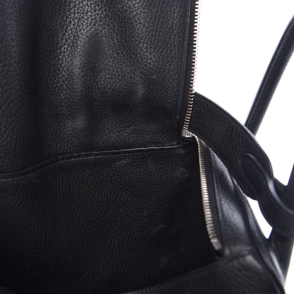 Hermes Taurillon Clemence Lindy 30 Black 8 of 12
