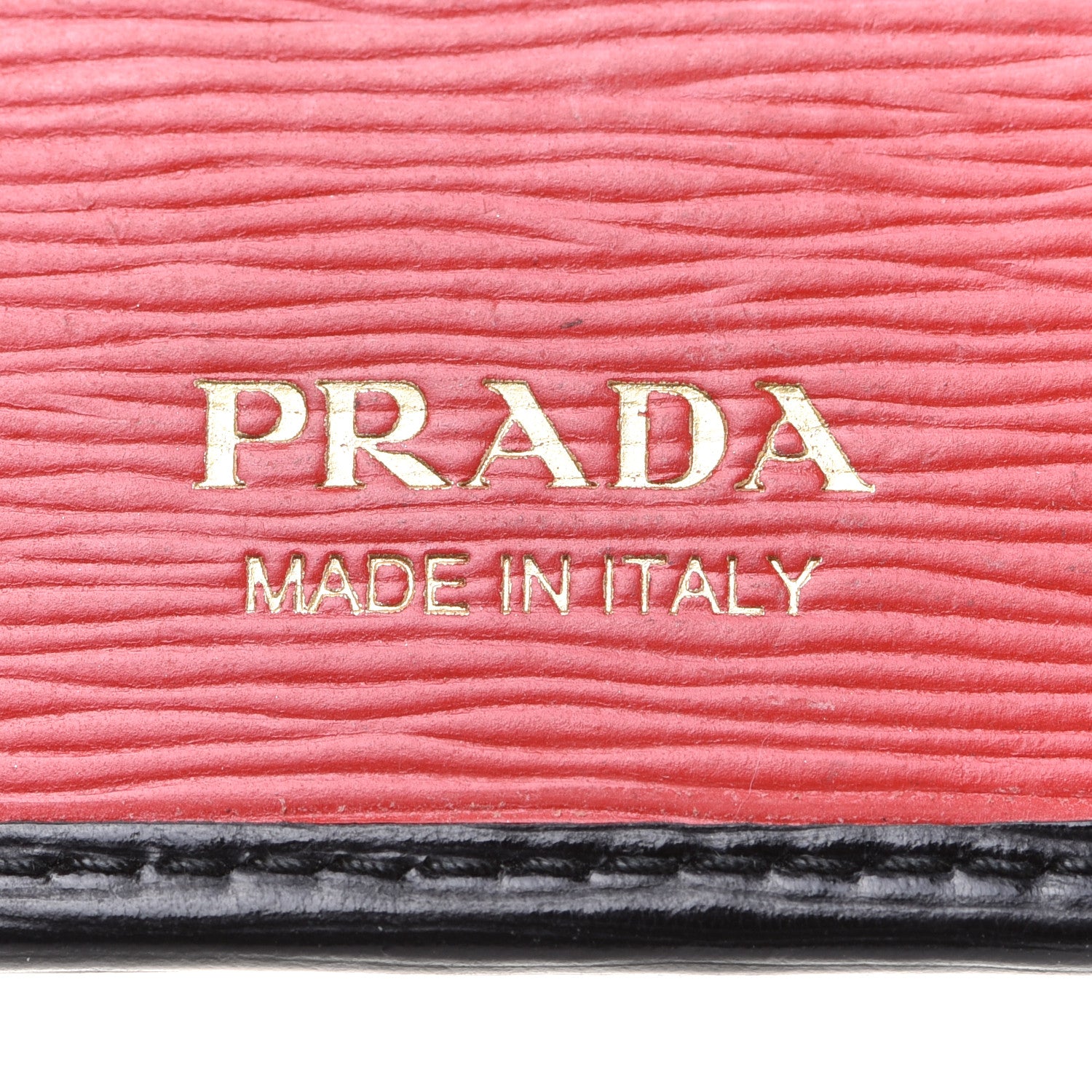 Prada Vitello Move 6 Key Holder Black Lacca 6 of 9