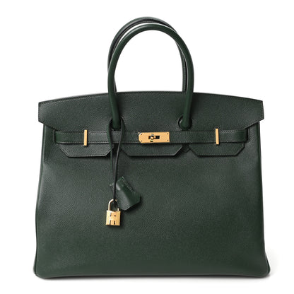 Hermes Epsom Birkin 35 Vert Anglais 1 of 10
