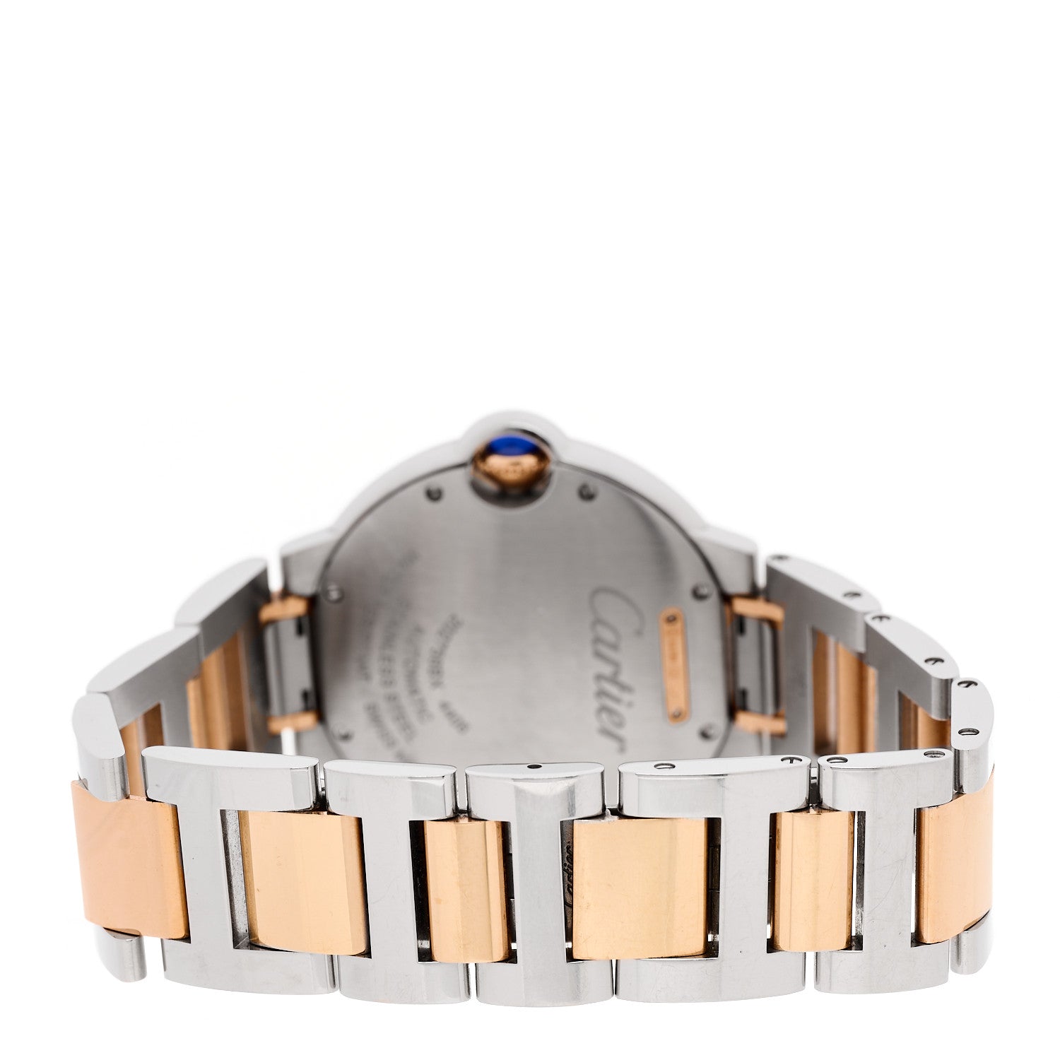 Cartier Stainless Steel 18K Pink Gold 36mm Ballon Bleu De Cartier Automatic Watch 3 of 5