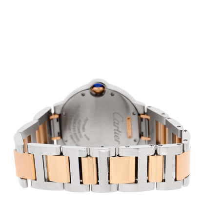 Cartier Stainless Steel 18K Pink Gold 36mm Ballon Bleu De Cartier Automatic Watch 3 of 5