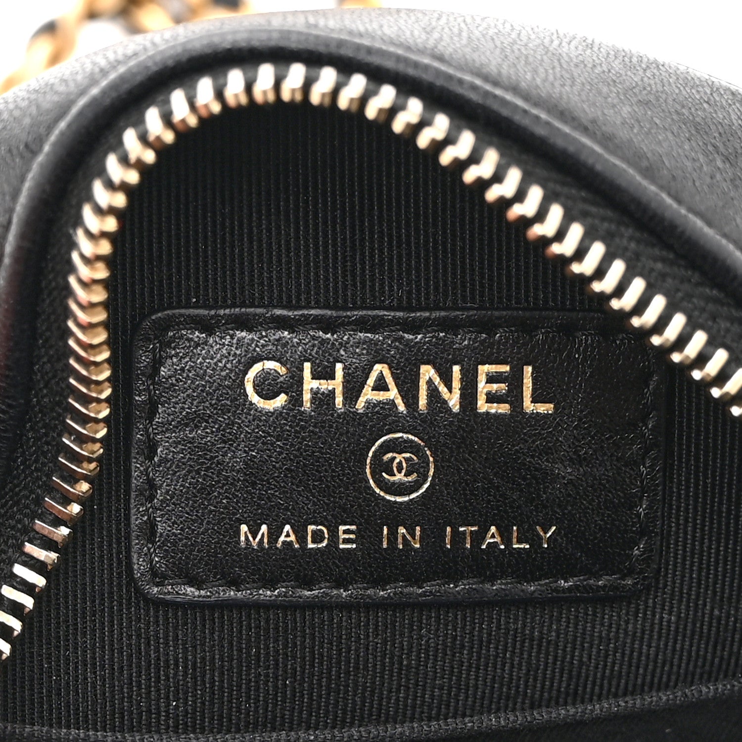 Chanel Lambskin Quilted Egyptian Amulet Round Clutch With Chain  Black 6 of 10