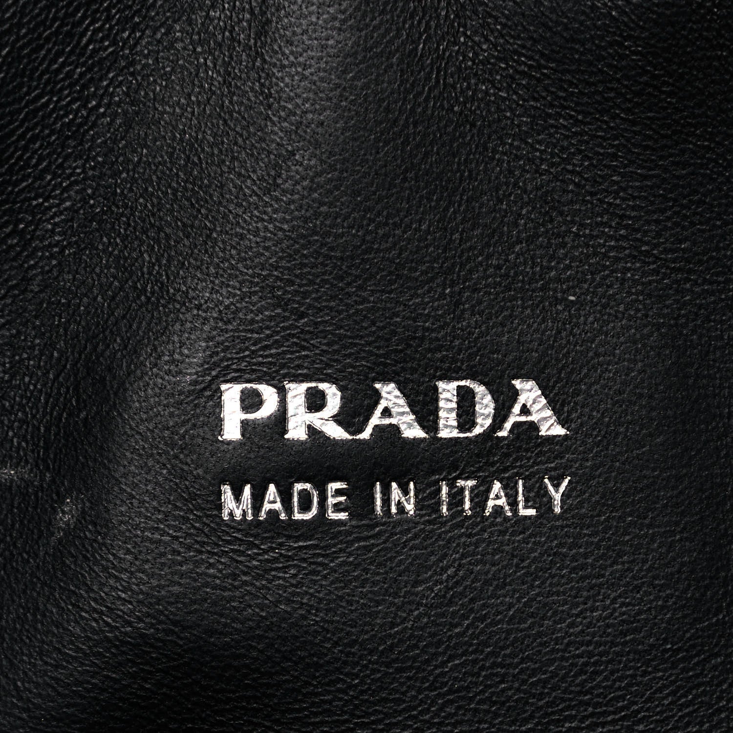 Prada Calfskin Baiadera Striped Shopping Tote Black Fuoco White 5 of 15