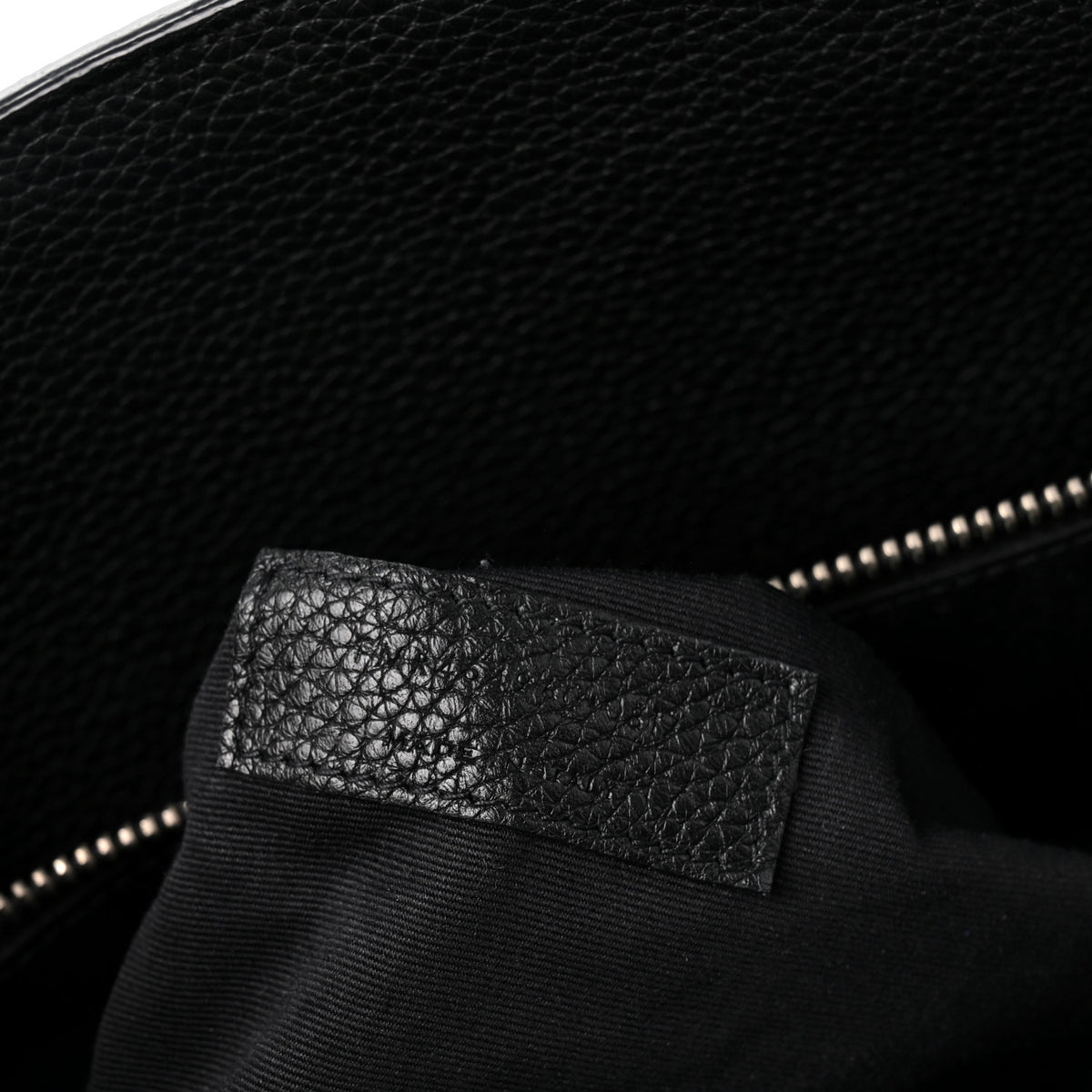 Grained Calfskin Small Supple Sac De Jour Black