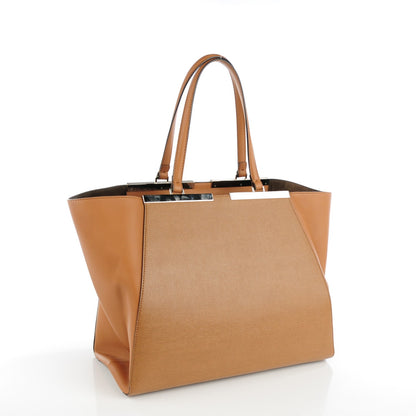 Fendi Vitello Elite Flamingo Large 3Jours Tote Orzo 3 of 8