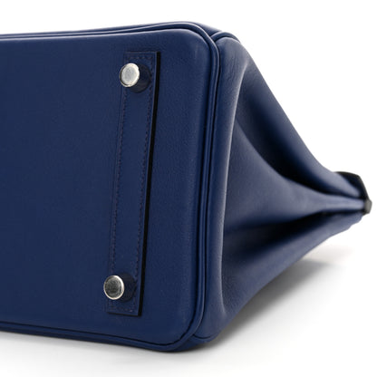 Hermes Swift Birkin 25 Bleu Saphir 10 of 12