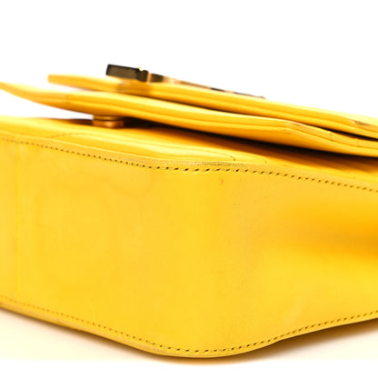 Saint Laurent Lambskin Matelasse Chevron Monogram Small Sulpice Bag Mimosa 9 of 10