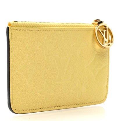 Louis Vuitton Empreinte Monogram Zipped Romy Card Holder Jaune 3 of 6