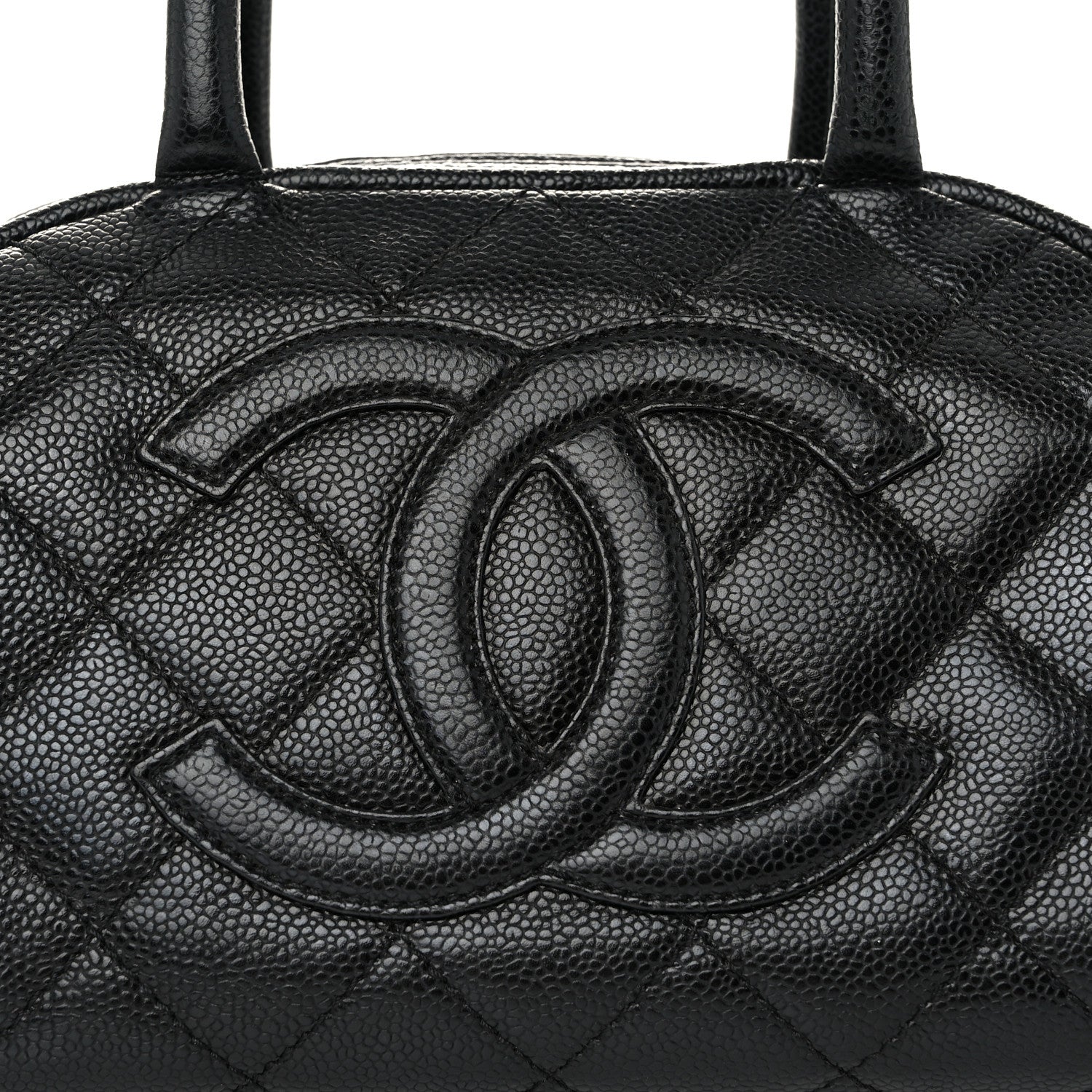 Chanel Caviar Quilted Small Bowler Black 7 of 9