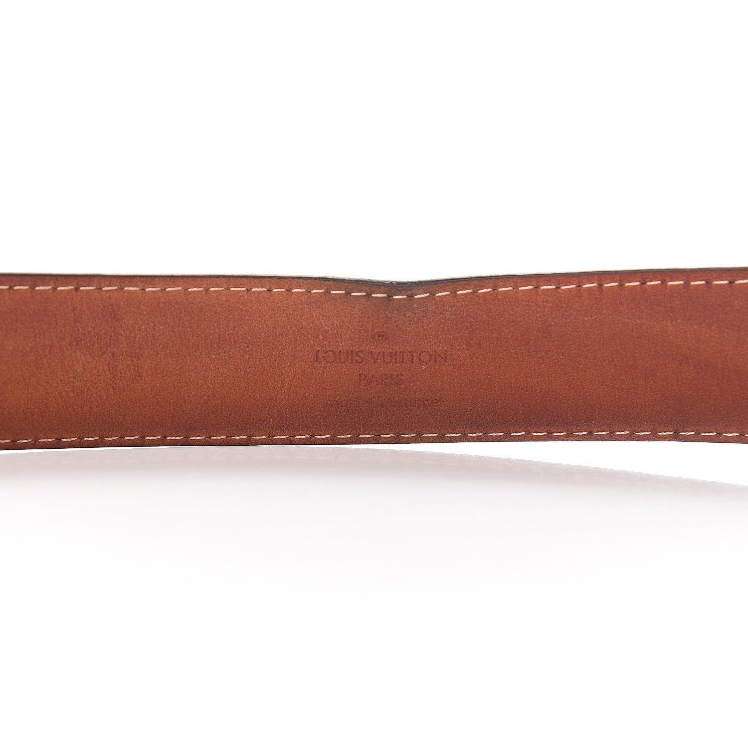 Louis Vuitton Damier Ebene 30mm Ellipse Belt 85 34 7 of 7
