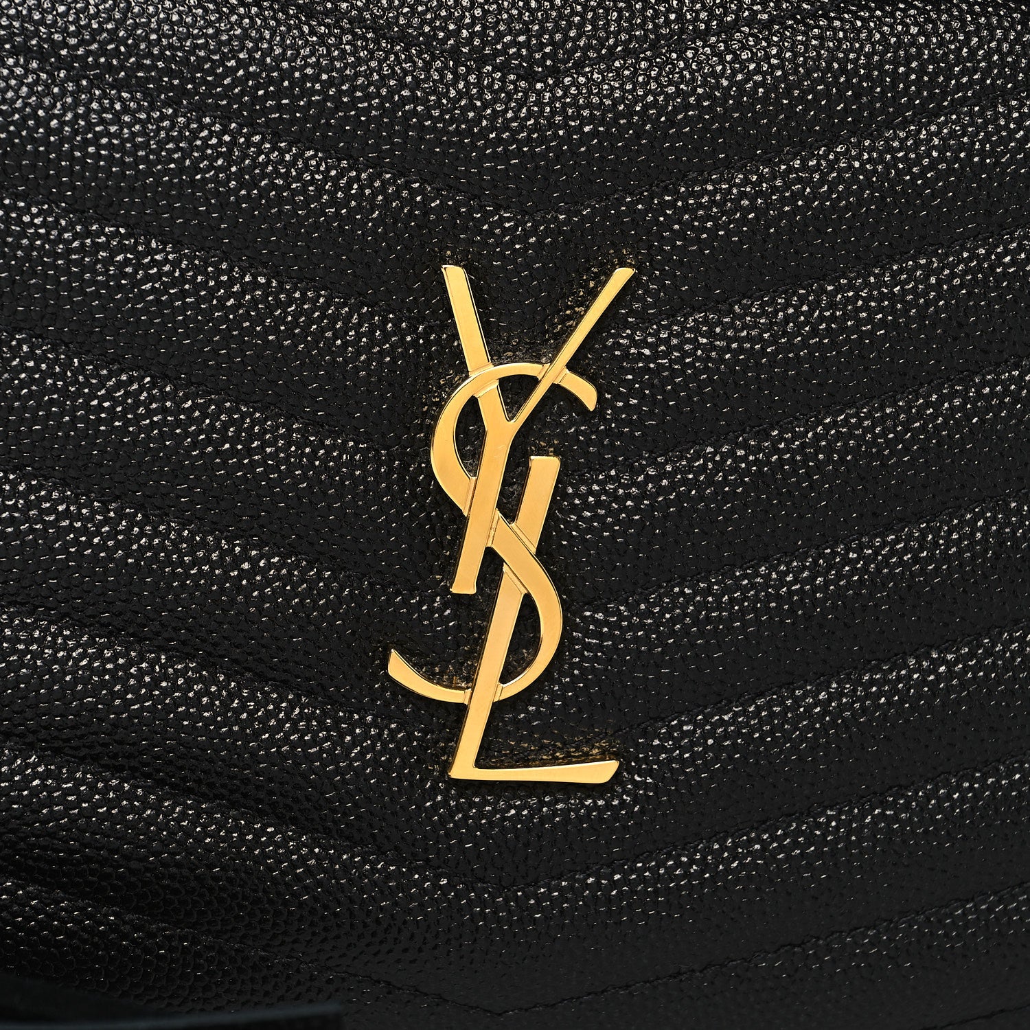 Saint Laurent Grain De Poudre Matelasse Monogram Mini Lou Camera Bag Black 8 of 11