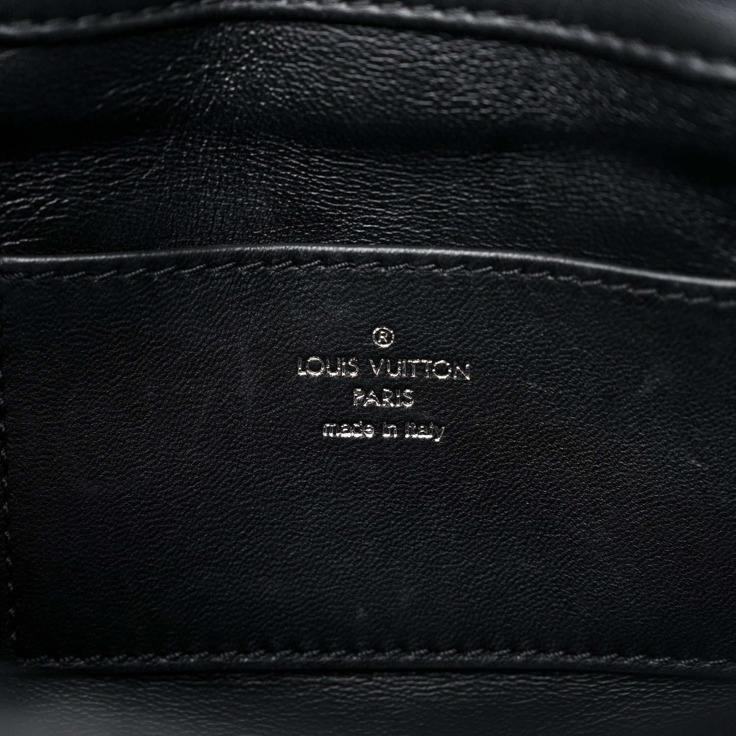 Louis Vuitton Lambskin Malletage GO-14 MM Black 6 of 14