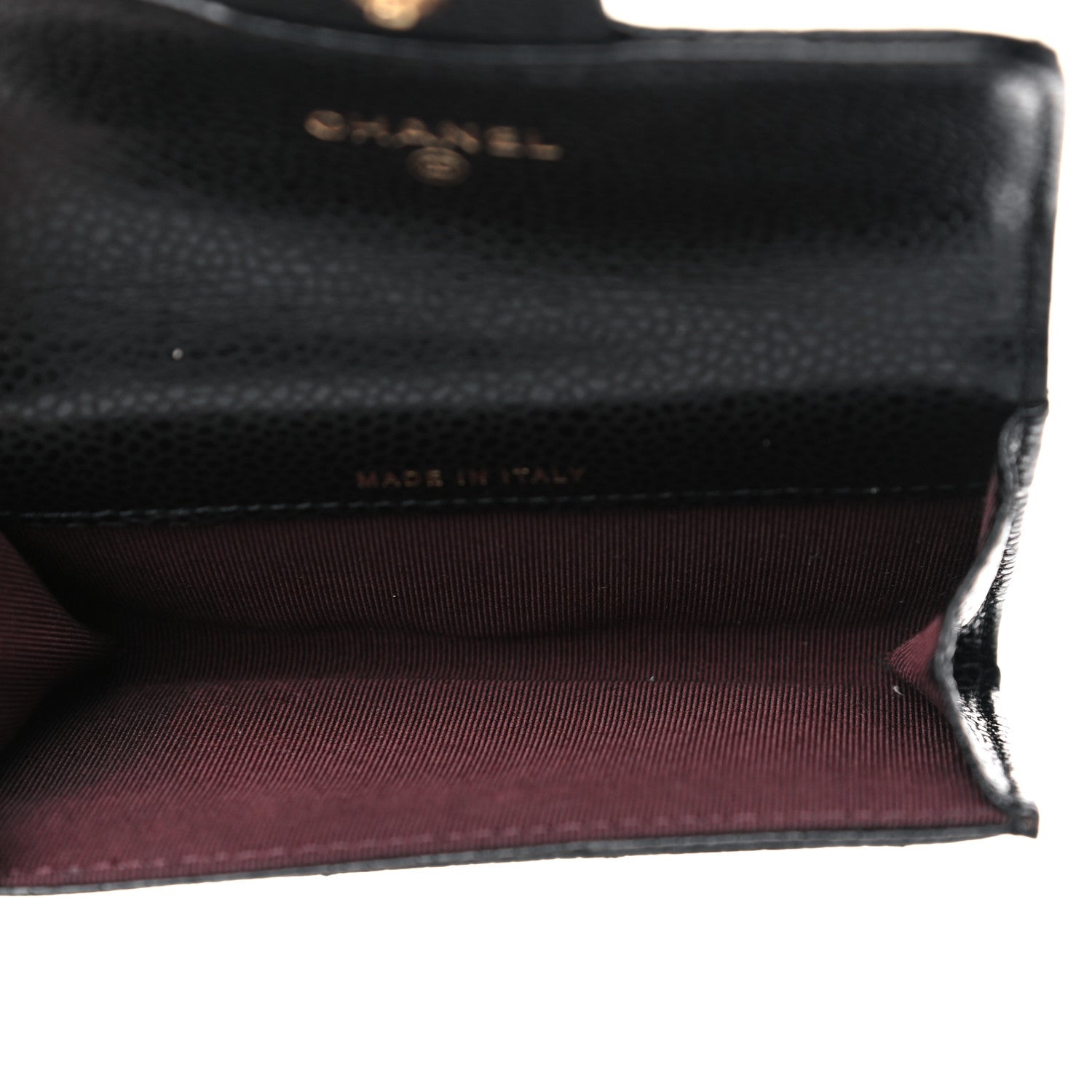 Chanel Caviar Quilted Flap Card Holder Black 5 of 9
