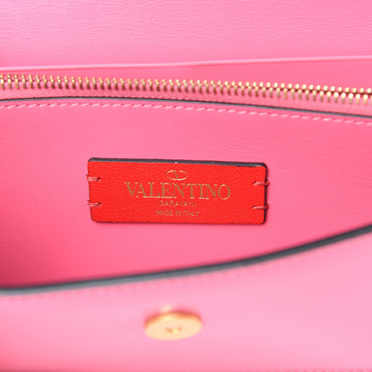 Valentino Garavani Smooth Calfksin Vlogo Wallet On Chain Feminine Pink 6 of 10