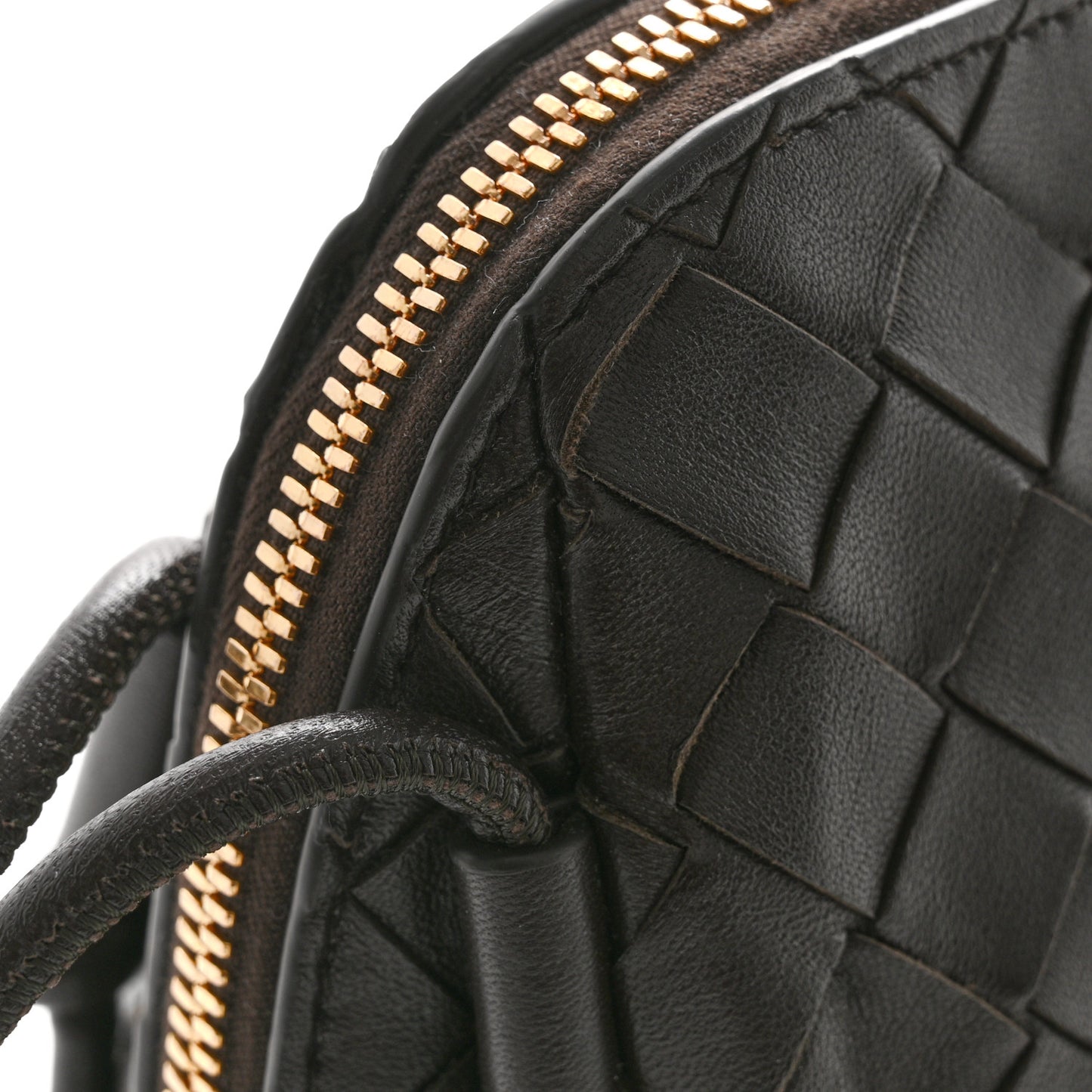 Nappa Intrecciato Mini Loop Camera Bag Fondant